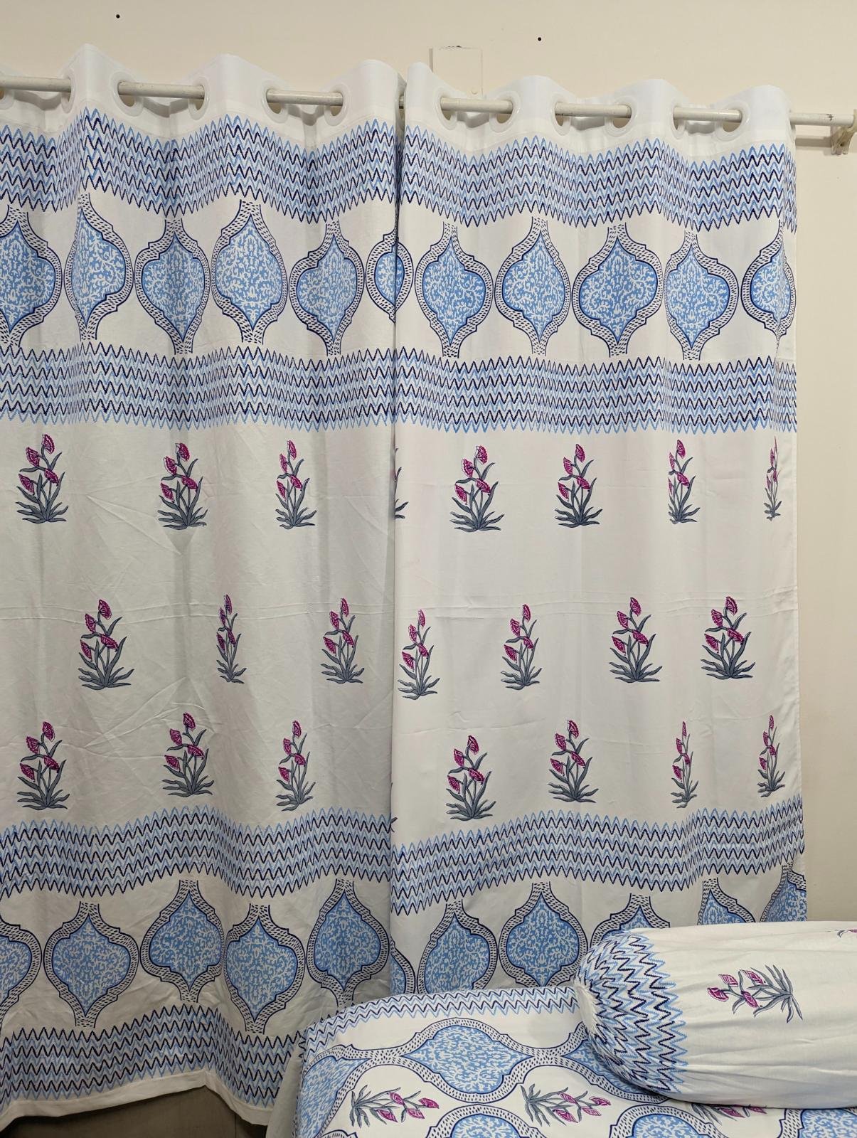 Twill Cotton Premium Hand Paint king size -6 bedsheet