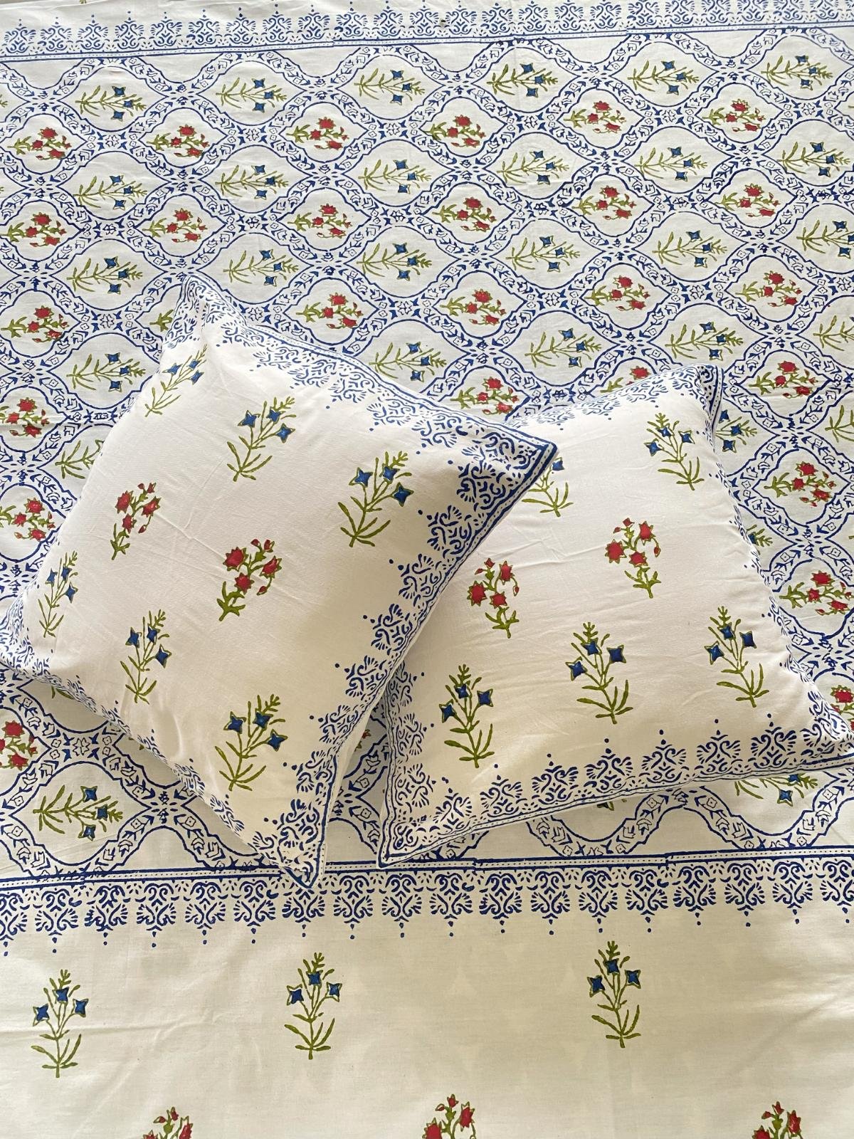 Handblock Bedsheet and Curtain (5)