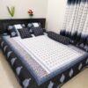 Experience the luxury Twill Cotton Soft Hand Block King Size Bedsheet. Elevate your home décor with its pure cotton fabric, ensuring both comfort and style. Guaranteed color retention ensures bedding stays vibrant wash after wash, bringing enduring elegance to bedroom