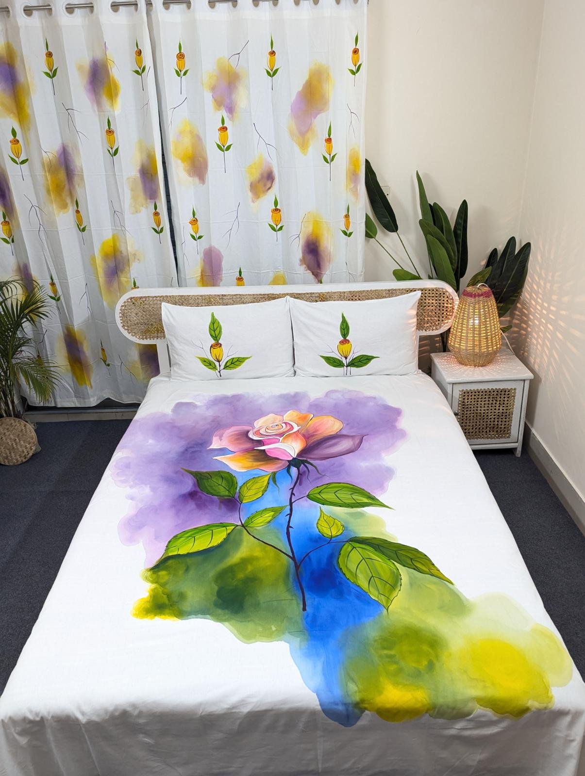 Handpaint Premium Cotton Bedsheet (18)