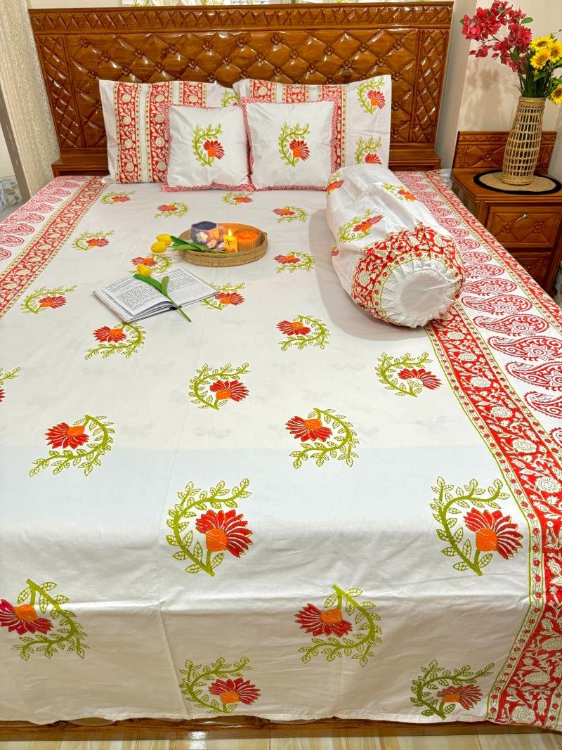 Soft Twill Cotton Luxury King Bedsheet (21)