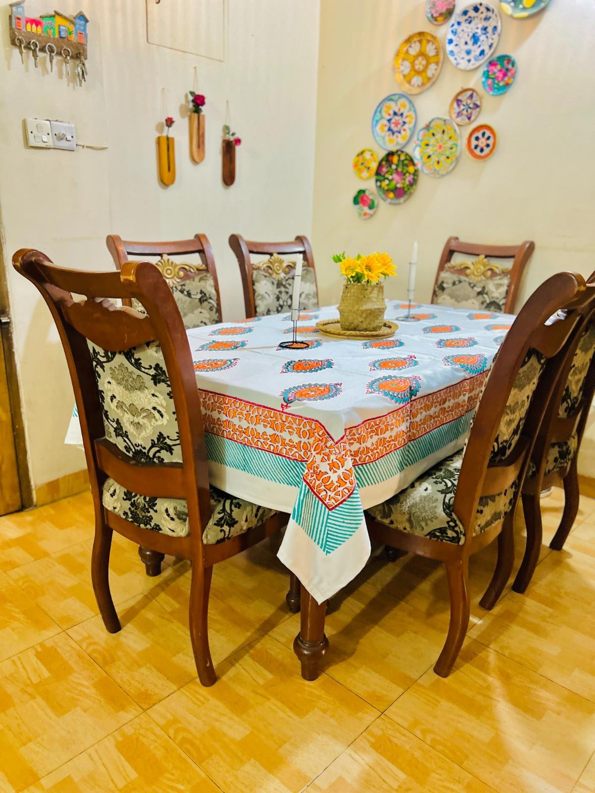 Premium Durable Handblock Table Cloth (22)