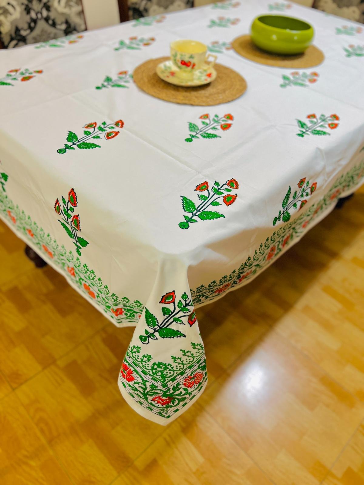 Premium Durable Handblock Table Cloth (7)