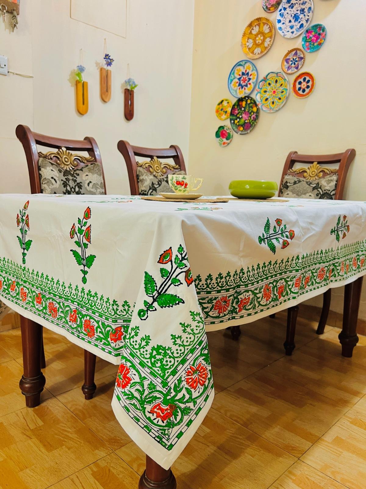 Premium Durable Handblock Table Cloth (8)