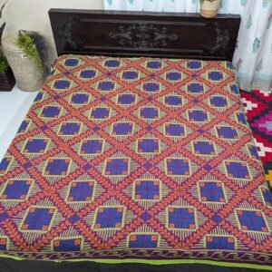 Gorgeous Embroidered Nakshi Kantha - Hand Stitch