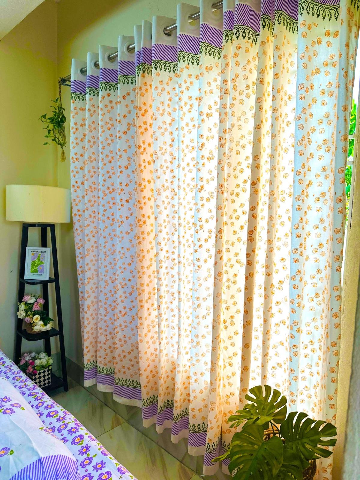 Handblock king Size bedsheet (3)