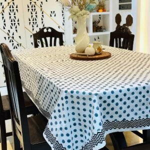 Durable Cotton Hand Block Tablecloth