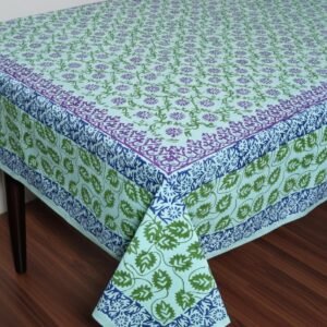 Premium Hand block Table Cloth - 6 Seater