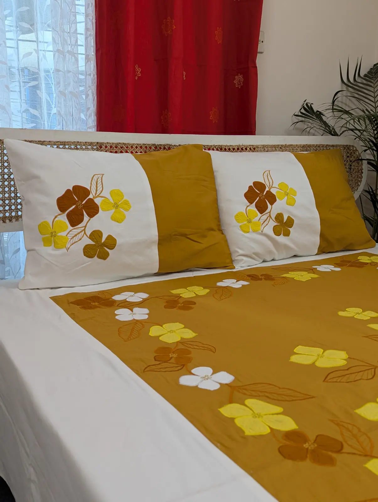 Applique Cotton Bedsheet (2)