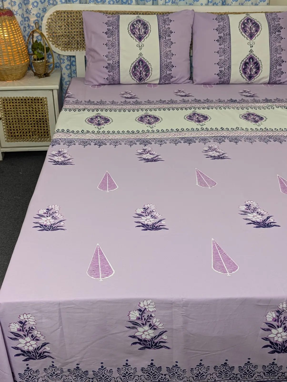 Handblock Cotton Premium Bedsheet (6)