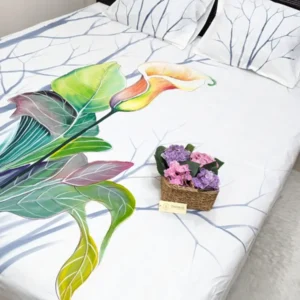 Premium Hand Paint King Size Bedsheet